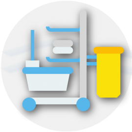 Уборочные тележки