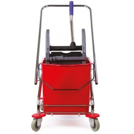 Уборочная тележка двухведерная с отжимом | H0204