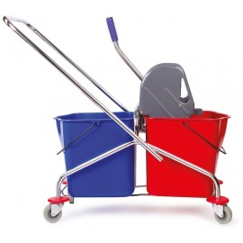 Уборочная тележка двухведерная с отжимом | H0204