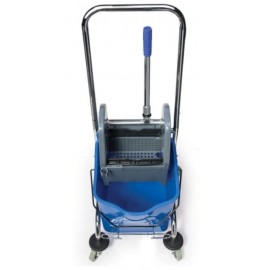Уборочная тележка с отжимом и корзиной | AF08082