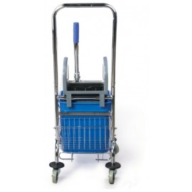 Уборочная тележка с отжимом и корзиной | AF08082